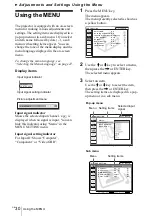 Preview for 30 page of Sony PX35 Operating Instructions Manual