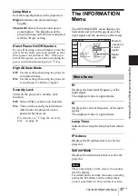 Preview for 37 page of Sony PX35 Operating Instructions Manual