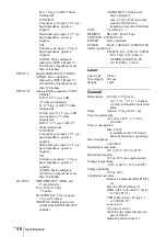 Preview for 46 page of Sony PX35 Operating Instructions Manual