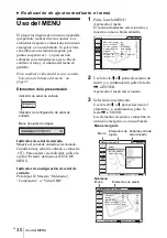 Preview for 140 page of Sony PX35 Operating Instructions Manual