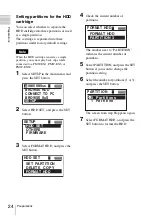 Preview for 24 page of Sony PXU-MS240 Operating Instructions Manual