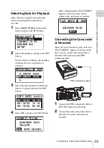 Preview for 29 page of Sony PXU-MS240 Operating Instructions Manual