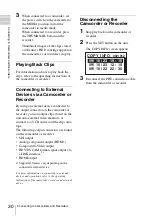 Preview for 30 page of Sony PXU-MS240 Operating Instructions Manual