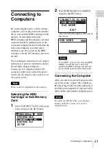 Preview for 31 page of Sony PXU-MS240 Operating Instructions Manual