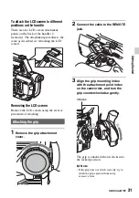 Preview for 31 page of Sony PXW-FS5 Operating Manual