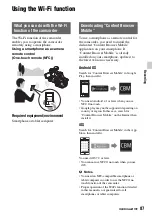 Preview for 87 page of Sony PXW-FS5 Operating Manual