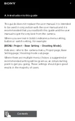 Preview for 4 page of Sony PXW-FX9 Quick Reference Manual