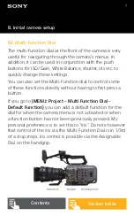 Preview for 7 page of Sony PXW-FX9 Quick Reference Manual