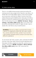 Preview for 10 page of Sony PXW-FX9 Quick Reference Manual