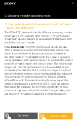 Preview for 16 page of Sony PXW-FX9 Quick Reference Manual