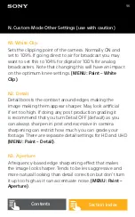 Preview for 96 page of Sony PXW-FX9 Quick Reference Manual