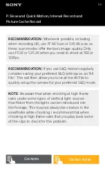 Preview for 116 page of Sony PXW-FX9 Quick Reference Manual