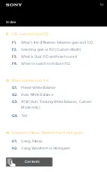 Preview for 152 page of Sony PXW-FX9 Quick Reference Manual