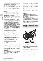 Preview for 32 page of Sony PXW-X160 Operating Manual