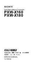 Sony PXW-X160 Service Manual preview