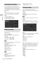 Preview for 74 page of Sony PXW-X200 Operating Instructions Manual