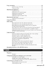 Preview for 5 page of Sony PXW-Z90T Operating Manual