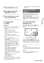 Preview for 39 page of Sony PXW-Z90T Operating Manual