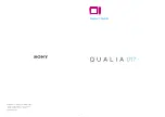 Sony Q017-MD1 Owner'S Manual preview