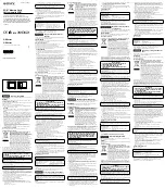 Sony QDH16 Operating Instructions preview