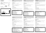 Sony RC-100iP Instructions preview