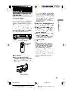 Preview for 15 page of Sony RCD-W1 Operating Instructions  (primary manual) Operating Instructions Manual