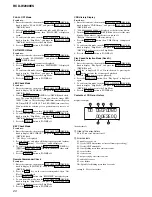 Preview for 20 page of Sony RCD-W2000ES - Cd/cdr Recorder Sevice Manual