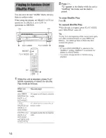 Предварительный просмотр 14 страницы Sony RCD-W50C - Cd/cdr Recorder/player Operating Instructions Manual