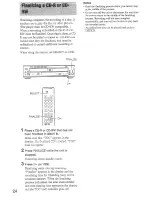 Preview for 24 page of Sony RCD-W50C - Cd/cdr Recorder/player Operating Instructions Manual