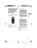 Предварительный просмотр 25 страницы Sony RCD-W7V Operating Instructions Manual