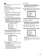 Preview for 25 page of Sony RCP-750 Operating Instructions Manual