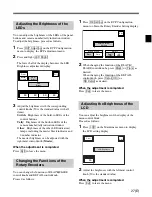 Preview for 103 page of Sony RCP-750 Operating Instructions Manual