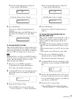 Preview for 136 page of Sony RCP-750 Operating Instructions Manual