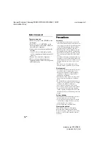 Preview for 16 page of Sony RDH-SK8iP Operating Instructions Manual