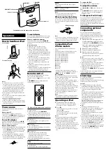 Preview for 2 page of Sony RDP-M7IP Reference Manual