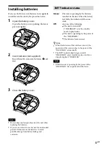 Preview for 9 page of Sony RDP-NWR100 Operating Instructions Manual