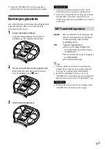 Preview for 57 page of Sony RDP-NWR100 Operating Instructions Manual