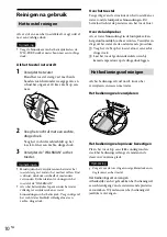 Preview for 58 page of Sony RDP-NWR100 Operating Instructions Manual