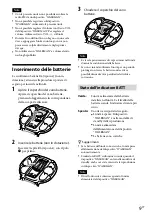 Preview for 69 page of Sony RDP-NWR100 Operating Instructions Manual