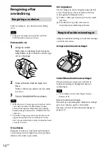 Preview for 94 page of Sony RDP-NWR100 Operating Instructions Manual