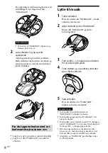 Preview for 104 page of Sony RDP-NWR100 Operating Instructions Manual