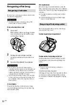 Preview for 106 page of Sony RDP-NWR100 Operating Instructions Manual