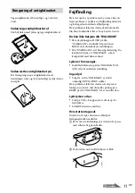 Preview for 107 page of Sony RDP-NWR100 Operating Instructions Manual