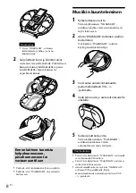 Preview for 116 page of Sony RDP-NWR100 Operating Instructions Manual