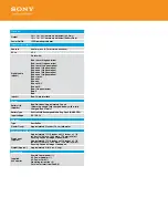 Preview for 2 page of Sony RDP-T50IPN Specifications