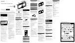 Sony RDP-X30IP Reference Manual preview