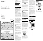 Preview for 1 page of Sony RDP-X60iP Operating Instructions