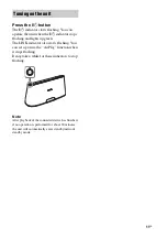 Preview for 15 page of Sony RDP-XA700iP Operating Instructions Manual