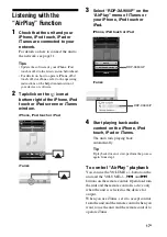 Preview for 21 page of Sony RDP-XA900IP Operating Instructions Manual