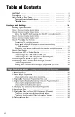 Preview for 4 page of Sony RDR-GX120 Operating Instructions Manual